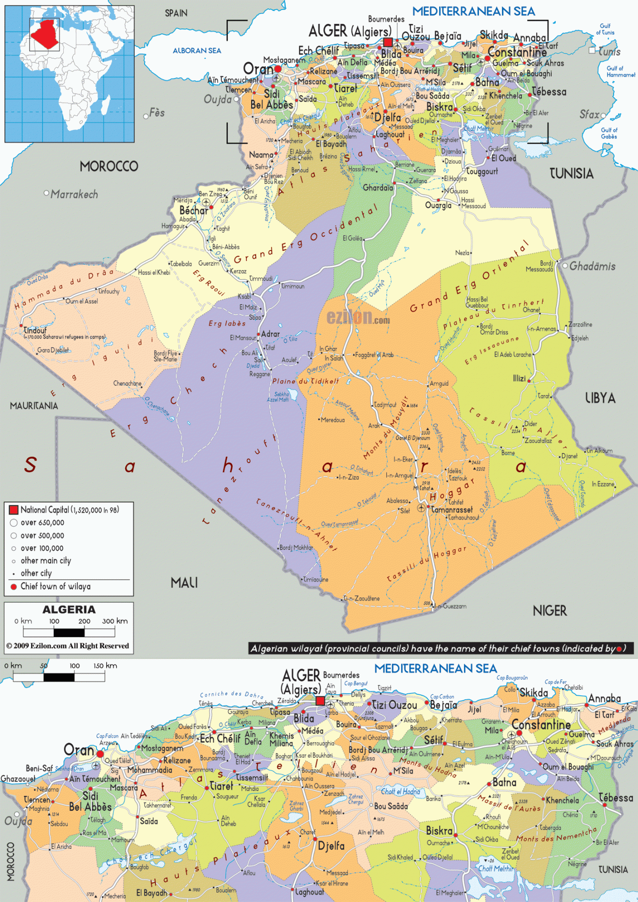 14284 1 خريطة الجزائر بالتفصيل - اوضح الخرائط للجزائر نورهان خميس